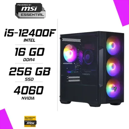 PC Gamer Intel i5-12400F RTX 4060 8G