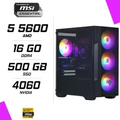 PC Gamer Ryzen 5 5600 RTX 4060 8G