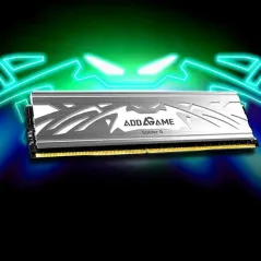 Addlink AddGame Spider S5 32GB (2x16GB) DDR5 5600MHZ CL40 Mémoire avec Heatsink - Silver | AG16GB56C40S5USX2