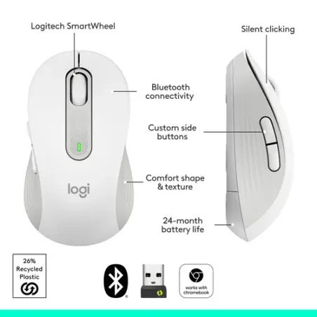 LOGITECH M650 Blanc