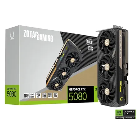 ZOTAC GAMING GeForce RTX 5080 SOLID OC 16GB GDDR7 - Carte graphique