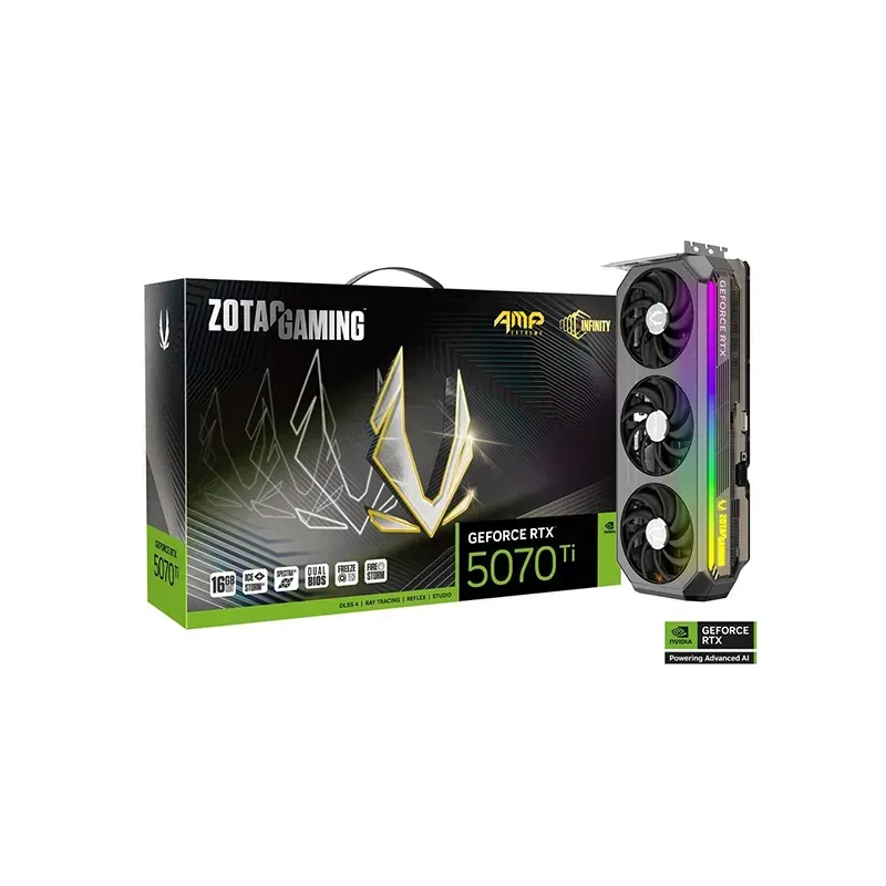 ZOTAC GAMING GeForce RTX 5070 Ti AMP EXTREME INFINITY 16GB GDDR7 ZOTAC GAMING GeForce RTX 5070 Ti AMP EXTREME INFINITY 16GB GDDR7