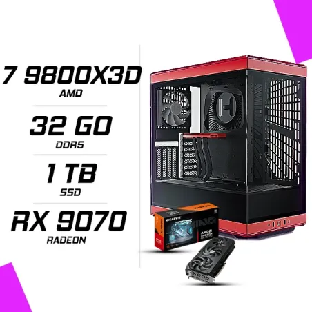 PC Gamer AMD Ryzen 7 9800X3D RADEON RX 9070 16G