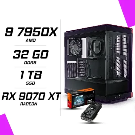 PC Gamer AMD Ryzen 9 7950X RADEON RX 9070 XT 16G