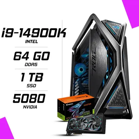 PC Gamer Intel i9-14900K GIGABYTE AORUS RTX 5080 16G