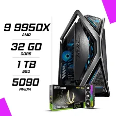 PC Gamer AMD Ryzen 9 9950X ZOTAC RTX 5090 AMP Extreme 32G
