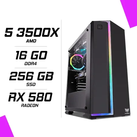 PC Gamer AMD Ryzen 5 3500X RX 580 8GB
