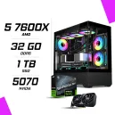 PC Gamer AMD Ryzen 5 7600X MSI RTX 5070 12G