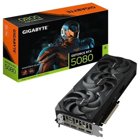 GIGABYTE GeForce RTX 5080 WINDFORCE OC SFF 16G - Carte graphique