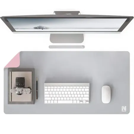 TAPIS DE SOURIS CUIR NOVA XL (Gris)