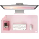 TAPIS DE SOURIS CUIR NOVA XL (Rose)