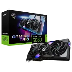 MSI GeForce RTX 5080 16G GAMING TRIO OC - Carte graphique 32 Go GDDR7 - HDMI/Tri DisplayPort - DLSS 3 - PCI Express (NVIDIA GeFo