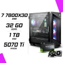 PC Gamer AMD Ryzen 7 7800X3D MSI RTX 5070 Ti 16G PC Gamer AMD Ryzen 7 7800X3D MSI RTX 5070 Ti 16G