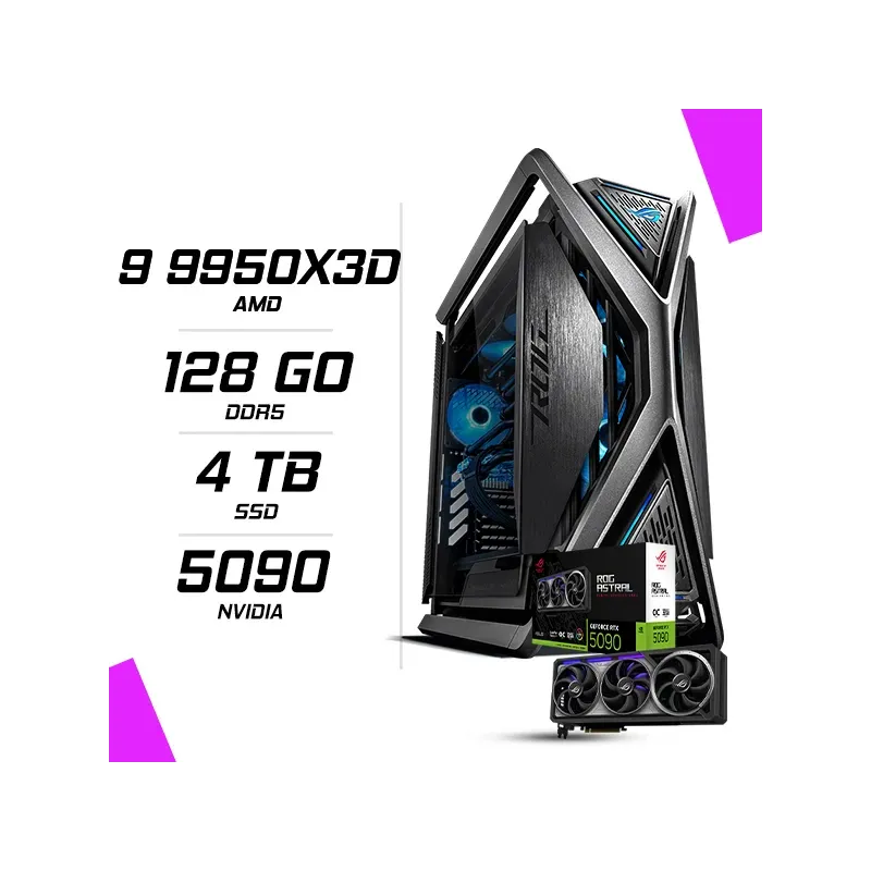 PC Gamer AMD Ryzen 9 9950X3D ROG Astral RTX 5090 32G PC Gamer AMD Ryzen 9 9950X3D ROG Astral RTX 5090 32G