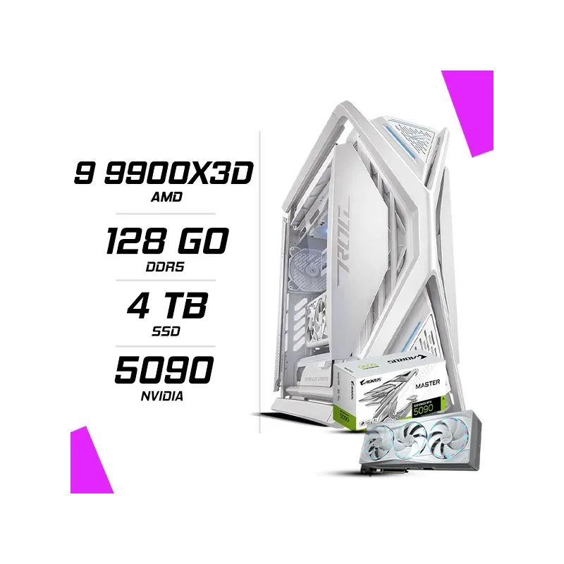 PC Gamer AMD Ryzen 9 9900X3D GIGABYTE AORUS RTX 5090 ICE 32G PC Gamer AMD Ryzen 9 9900X3D GIGABYTE AORUS RTX 5090 ICE 32G