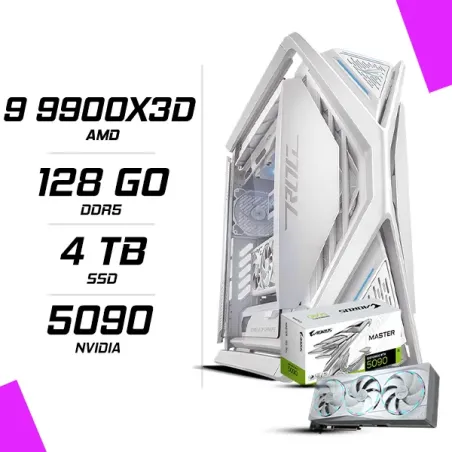 PC Gamer AMD Ryzen 9 9900X3D GIGABYTE AORUS RTX 5090 ICE 32G