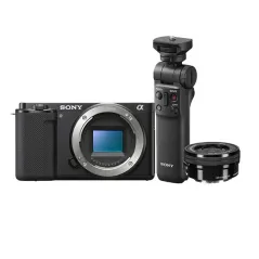 SONY ZV-E10 + 16-50mm + Bluetooth Vlogging-Griff GP-VPT2BT - Camera