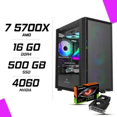 PC Gamer AMD Ryzen 7 5700X RTX 4060 8G