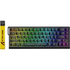 ATTACK SHARK X68 HE Noir Contour (Magnetic Switch) - Clavier Gamer