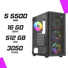 PC Gamer AMD Ryzen 5 5500 RTX 3050 6GB