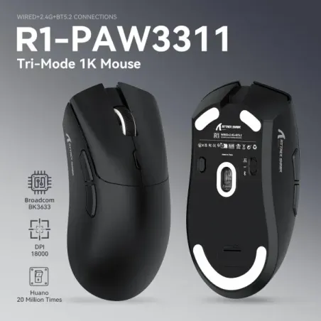 ATTACK SHARK R1 Noir