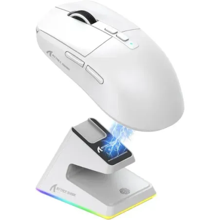 ATTACK SHARK X6 Blanc - Souris Gamer