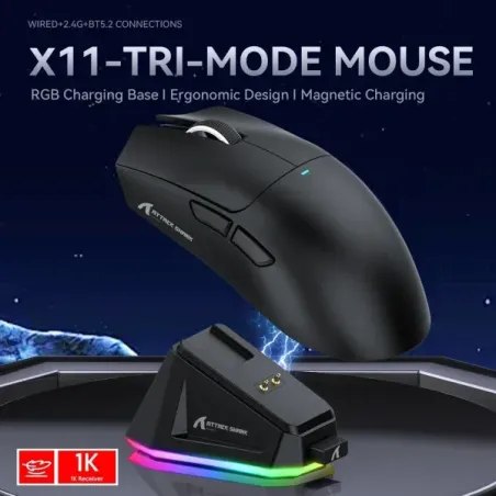 ATTACK SHARK X11 Noir