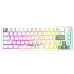 M4G GOLDEN LION GM68 RGB Blanc - Clavier Gamer