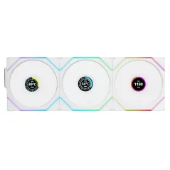LIAN LI UNI FAN TL-LCD 120 WIRELESS REVERSE Blanc - Pack de 3