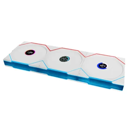 LIAN LI UNI FAN TL-LCD 120 WIRELESS REVERSE Blanc - Pack de 3