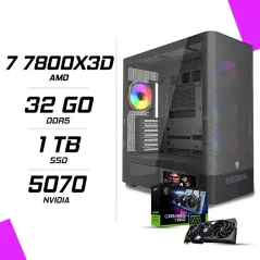 PC Gamer AMD Ryzen 7 7800X3D MSI RTX 5070 12G