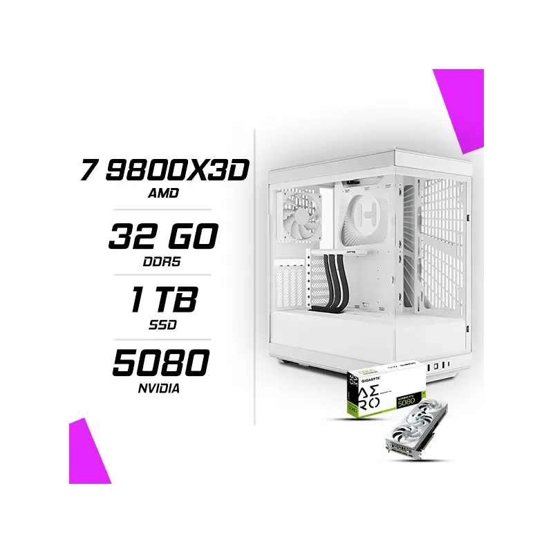 PC Gamer AMD Ryzen 7 9800X3D GIGABYTE RTX 5080 AERO 16G PC Gamer AMD Ryzen 7 9800X3D GIGABYTE RTX 5080 AERO 16G
