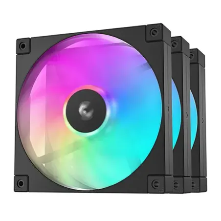 DEEPCOOL FD14 ARGB (Triple Pack) Noir - Pack de 3 ventilateurs