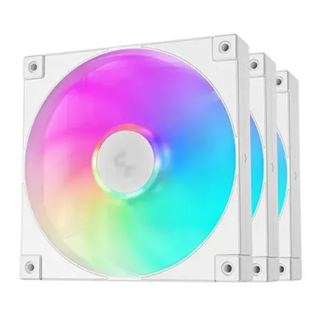 DEEPCOOL FD14 ARGB (Triple Pack) Blanc - Pack de 3 ventilateurs