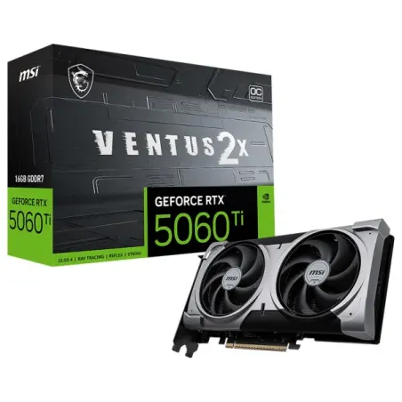 MSI GeForce RTX 5060 Ti 16G VENTUS 2X OC PLUS - Carte graphique
