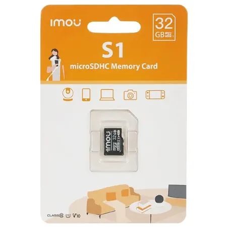 IMOU CARTE MÉMOIRE MICRO SD 32GO CLASSE 10 (ST2-32-S1)