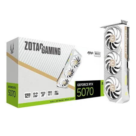 ZOTAC GAMING GeForce RTX 5070 AMP Edition Blanc - Carte Graphique