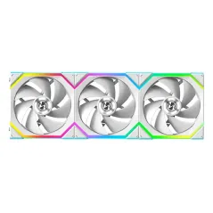 LIAN LI UNI FAN SL WIRELESS 120 REVERSE BLADE Blanc - Pack de 3