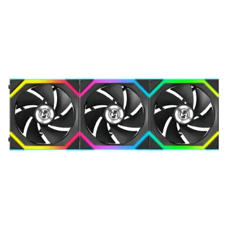LIAN LI UNI FAN SL WIRELESS 120 REVERSE BLADE Noir - Pack de 3