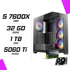 PC Gamer AMD Ryzen 5 7600X MSI RTX 5060 Ti 8G