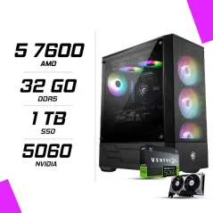 PC Gamer AMD Ryzen 5 7600 MSI RTX 5060 8G