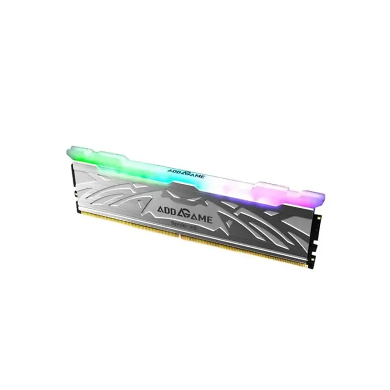 Addlink AddGame Spider X5 RGB 16GB (1x16GB) DDR5 5600MHZ CL40 Mémoire avec Heatsink - Silver | AG16GB56C40X5US Addlink AddGame Spider X5 RGB 16GB (1x16GB) DDR5 5600MHZ CL40 Mémoire avec Heatsink - Silver | AG16GB56C40X5US