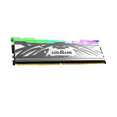 Addlink AddGame Spider X5 RGB 16GB (1x16GB) DDR5 5600MHZ CL40 Mémoire avec Heatsink - Silver | AG16GB56C40X5US