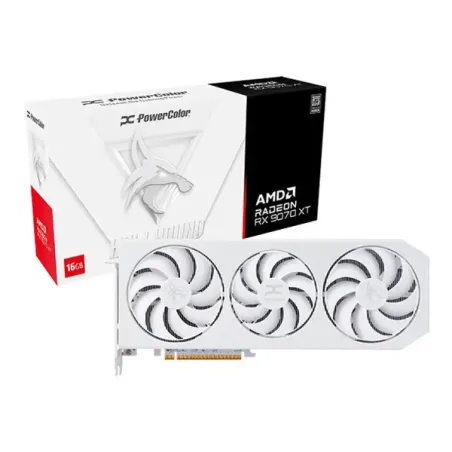 POWERCOLOR HELLHOUND SPECTRAL WHITE AMD RADEON RX 9070 XT 16GB OC