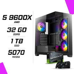 PC Gamer AMD Ryzen 5 9600X MSI RTX 5070 12G