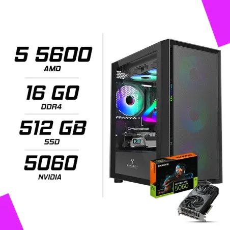 PC Gamer AMD Ryzen 5 5600 RTX 5060 8G