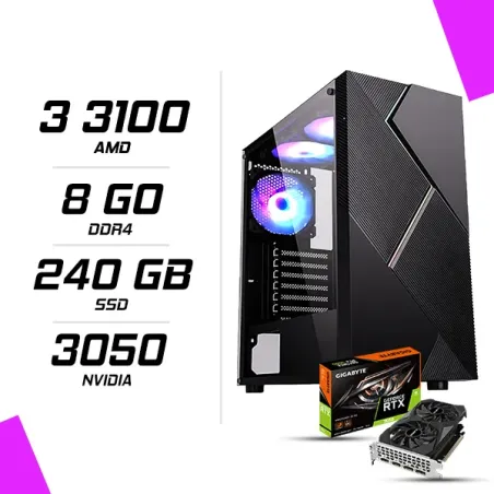 PC Gamer AMD Ryzen 3 3100 RTX 3050 6G