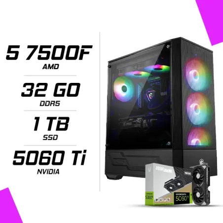 PC Gamer AMD Ryzen 5 7500F RTX 5060 Ti 8G