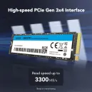 LEXAR NM610 PRO 500GB SSD NVME M.2 PCIe Gen3x4 LEXAR NM610 PRO 500GB SSD NVME M.2 PCIe Gen3x4